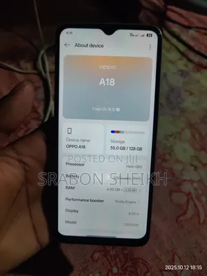 Oppo A18 128 GB Gold