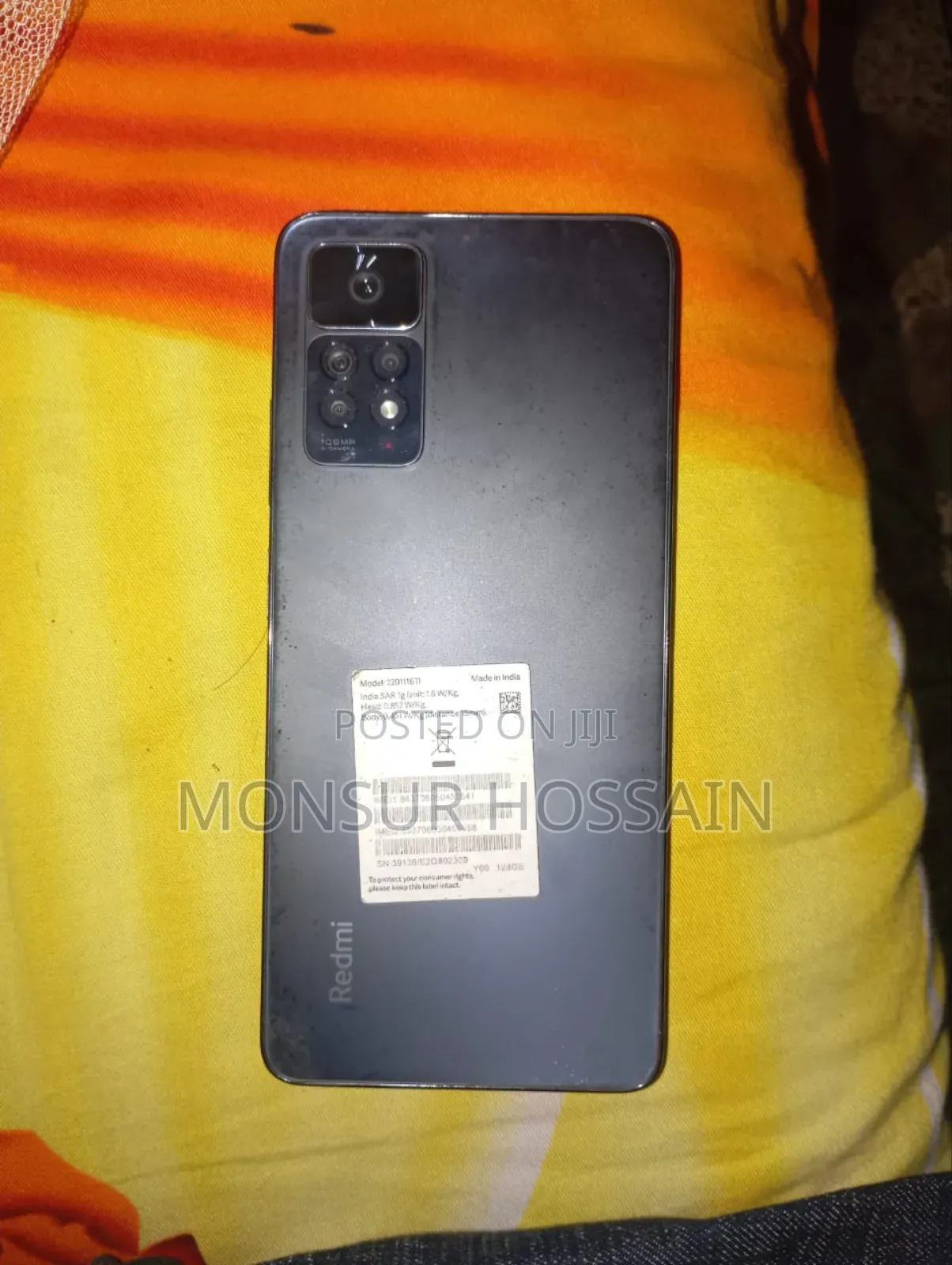 New Xiaomi Redmi Note 11 128 GB Black