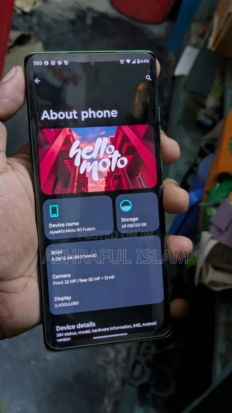 Motorola Edge 50 Fusion 128 GB Green