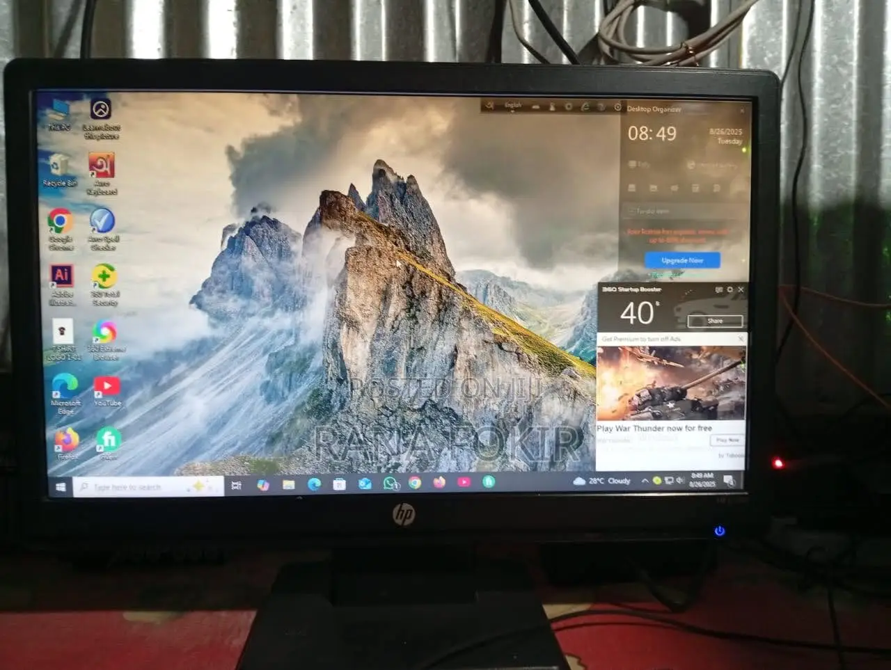 Desktop Computer Gigabyte GB-BACE-3000 8GB Intel Core I3 SSD 256GB