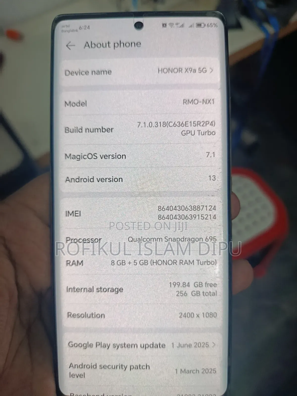 New Honor X9a 5G 256 GB