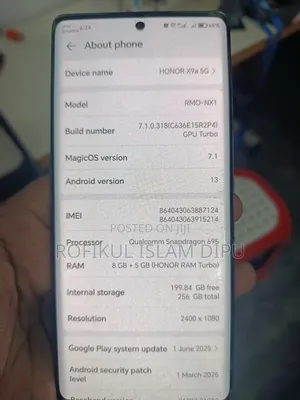 New Honor X9a 5G 256 GB