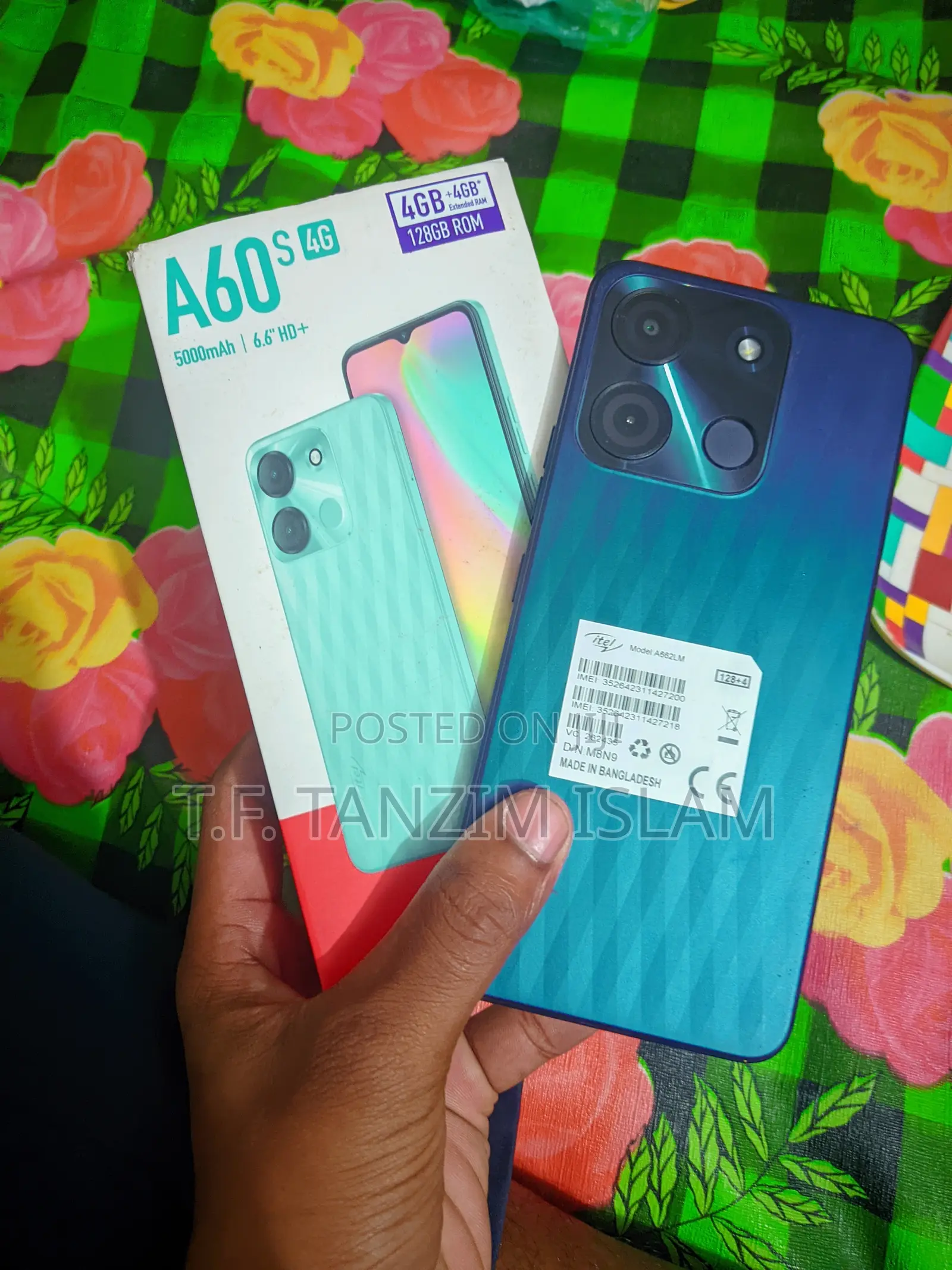Itel A60s 128 GB Blue