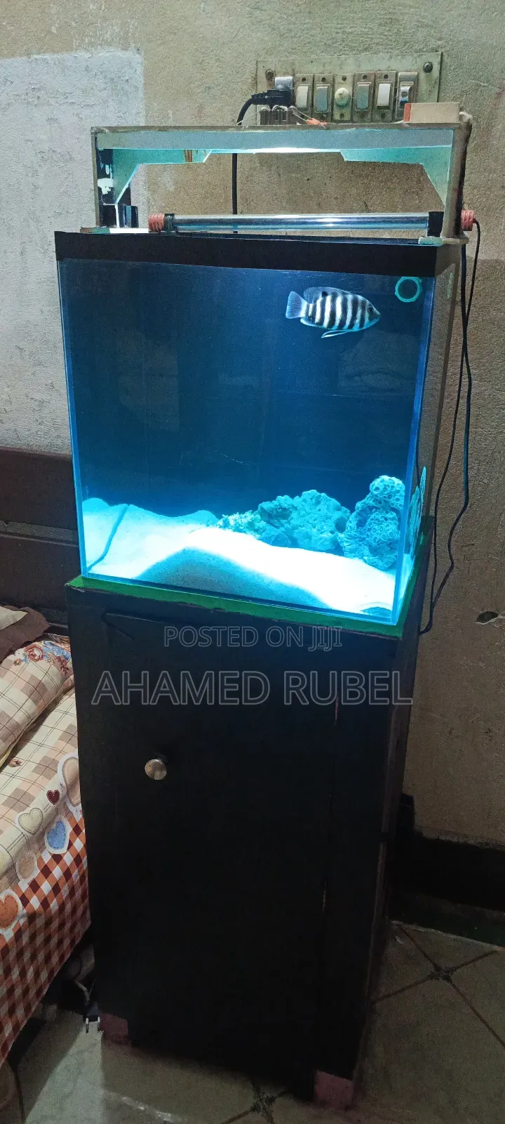 15 Cube 6mm Crystal Clear Glass Backsump Aquarium