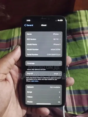 Apple iPhone X 64 GB Black