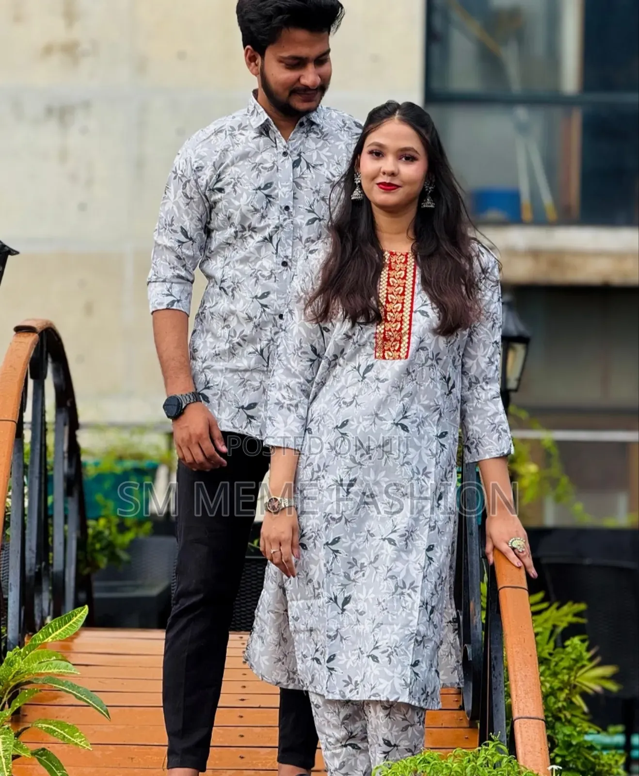 Shirt and Two Piece Couple Dress