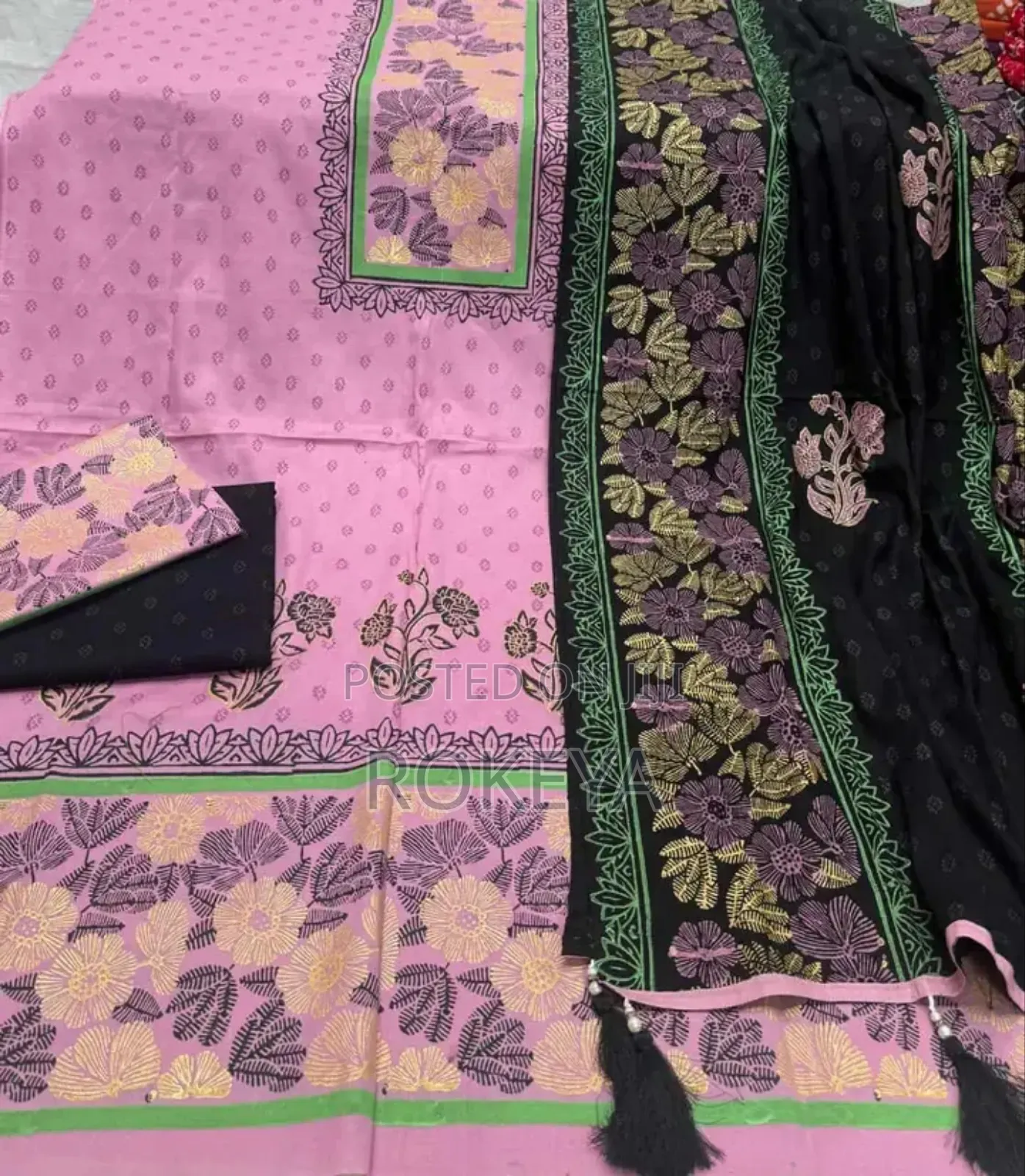 Block Print Three Pieces