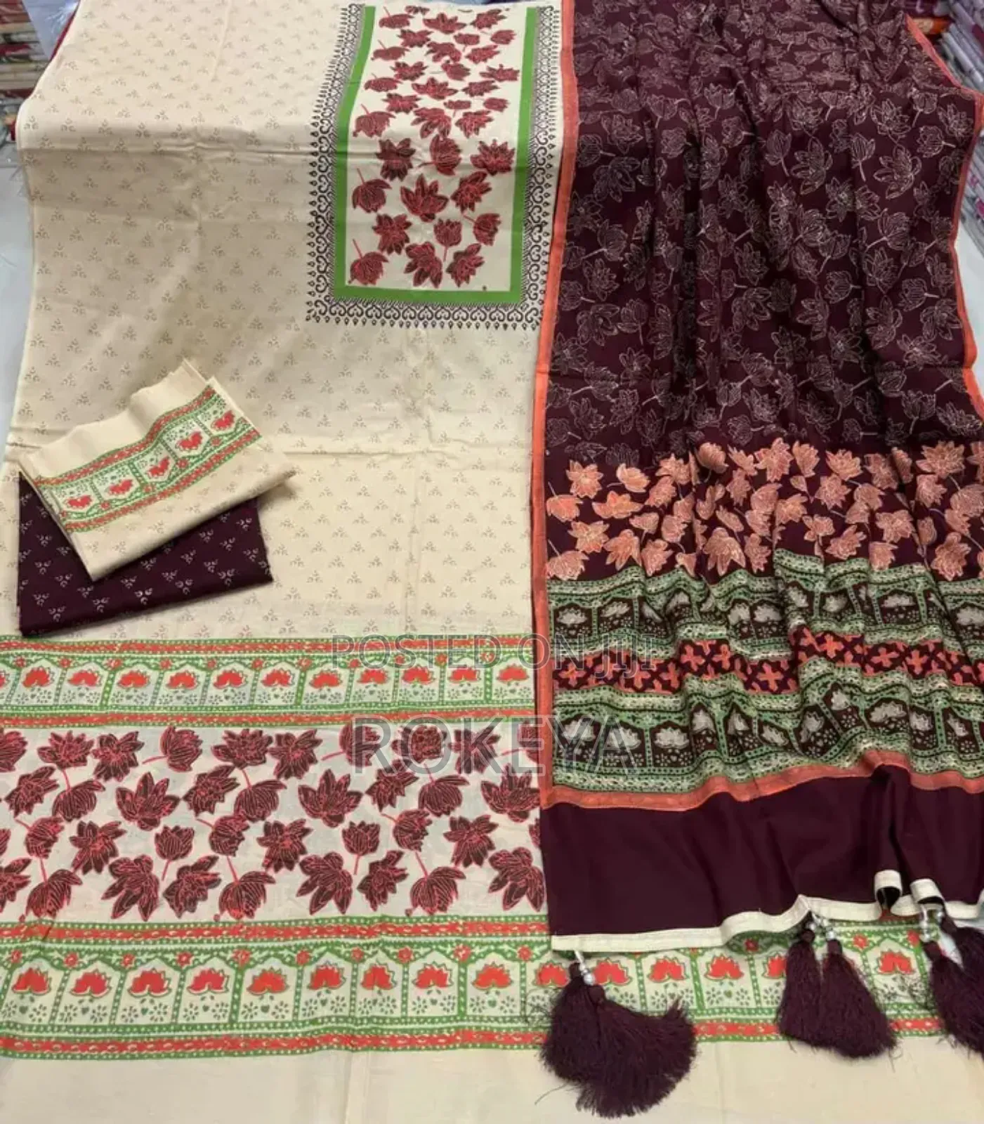 Block Print Three Pieces