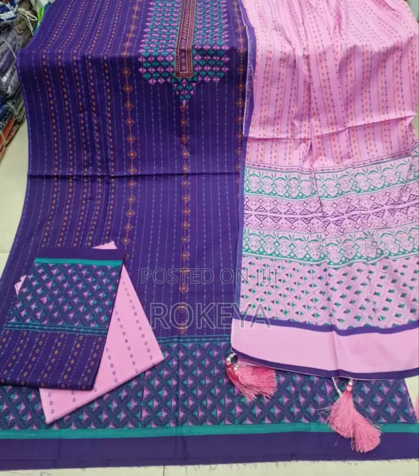 Block Print Three Pieces