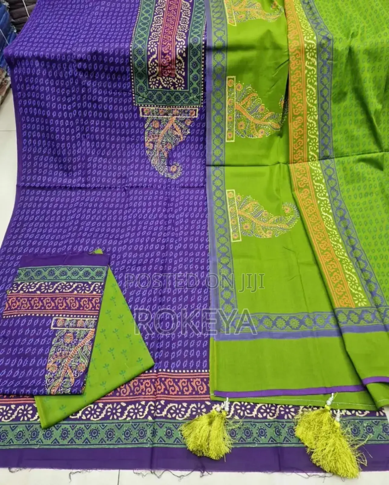 Block Print Three Pieces