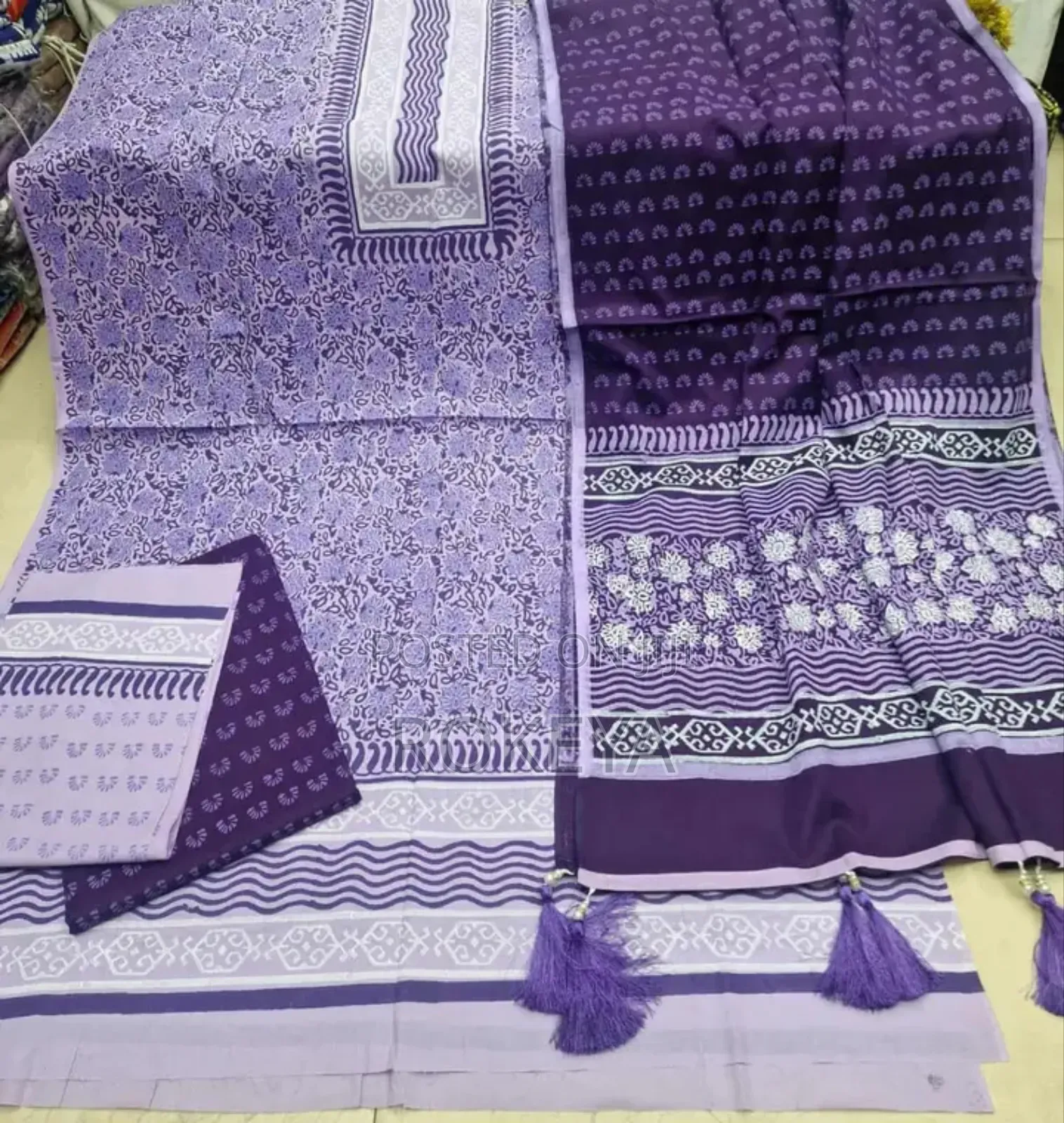 Block Print Three Pieces