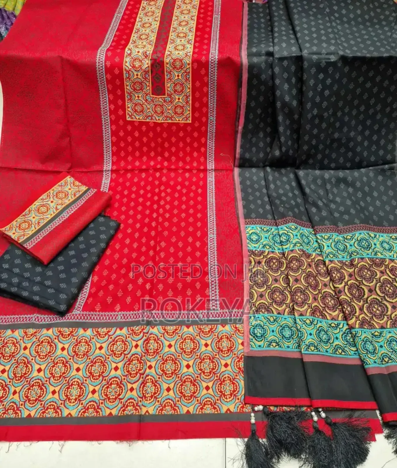 Block Print Three Pieces