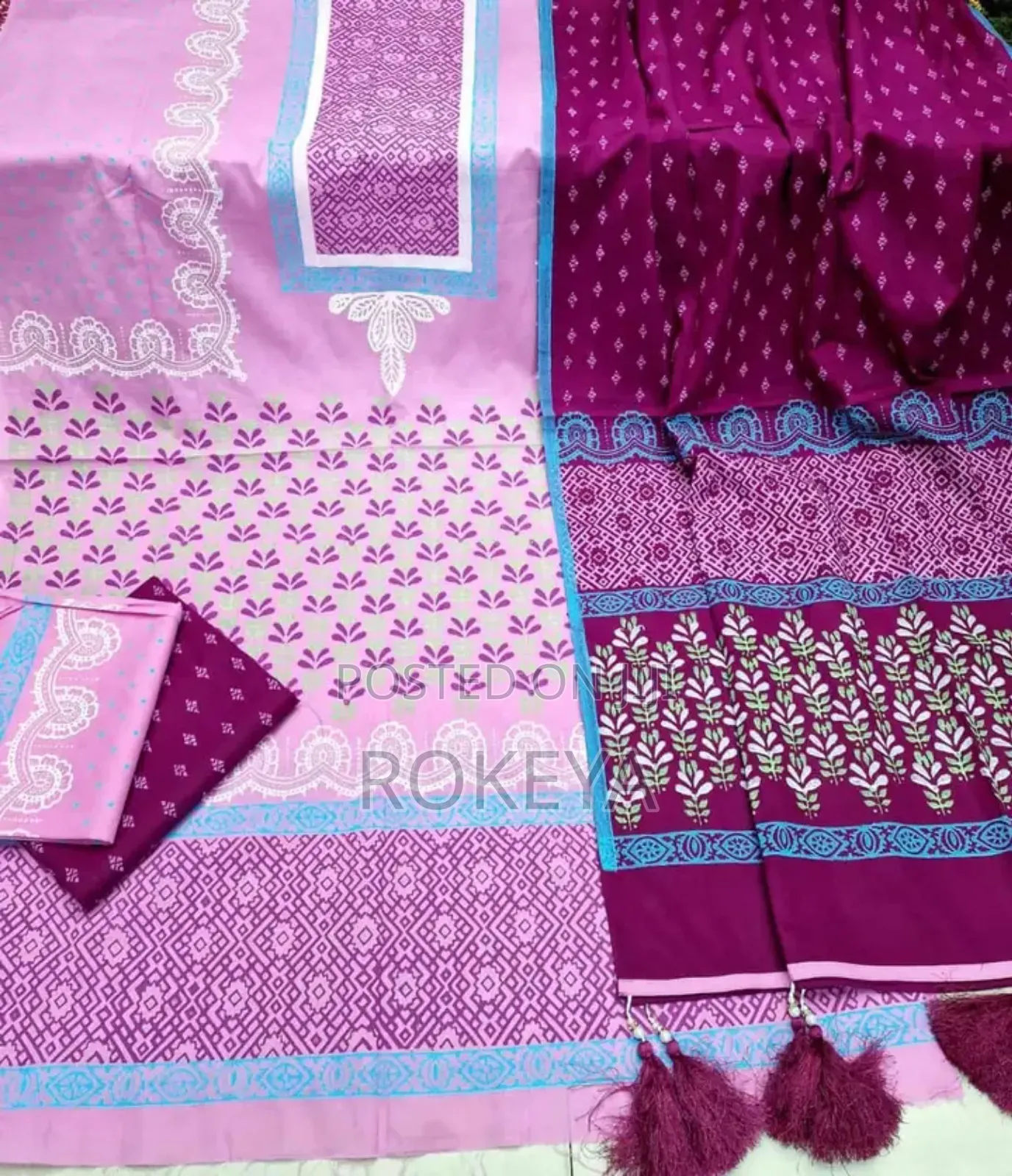 Block Print Three Pieces