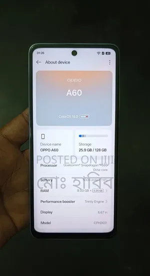 Oppo A60 128 GB Silver