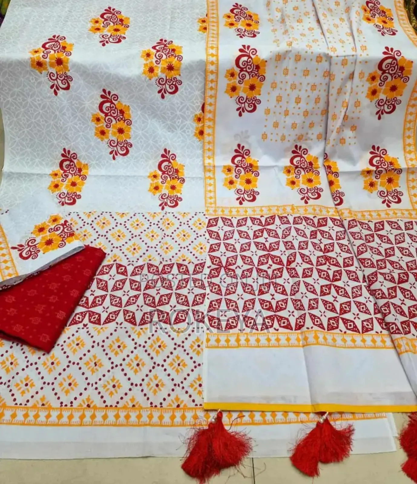 Block Print Three Pieces