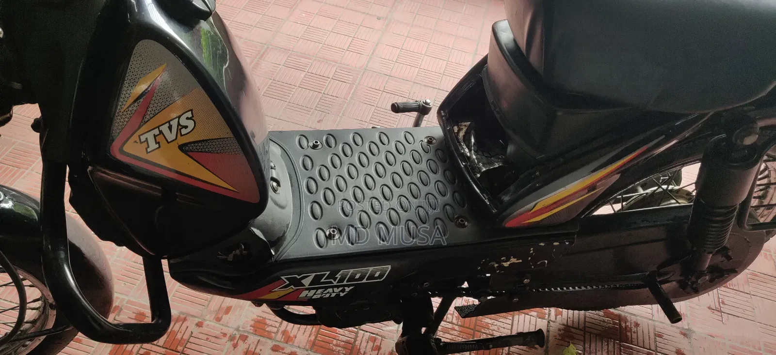 New TVS XL 100 2022 Black