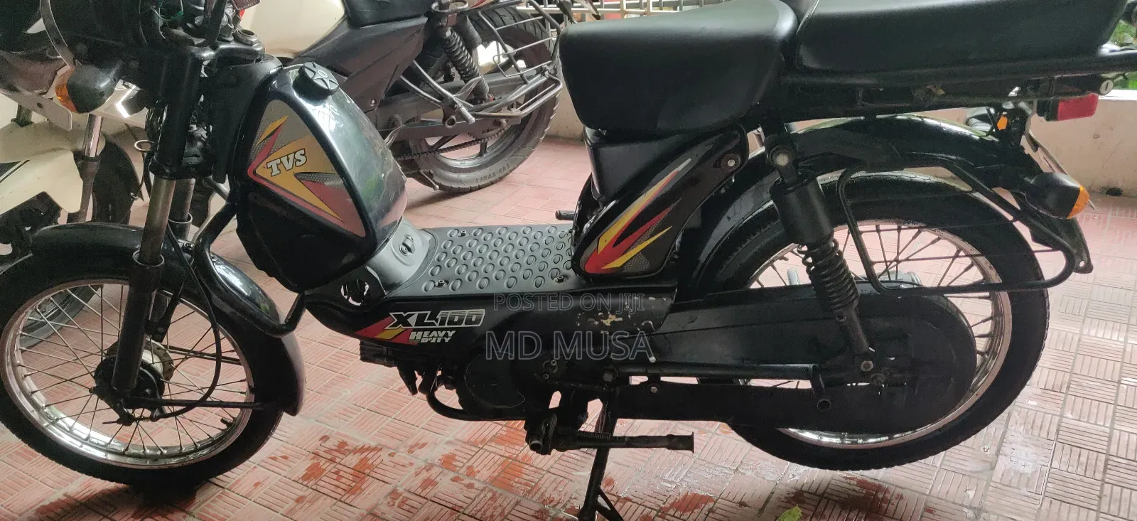 New TVS XL 100 2022 Black