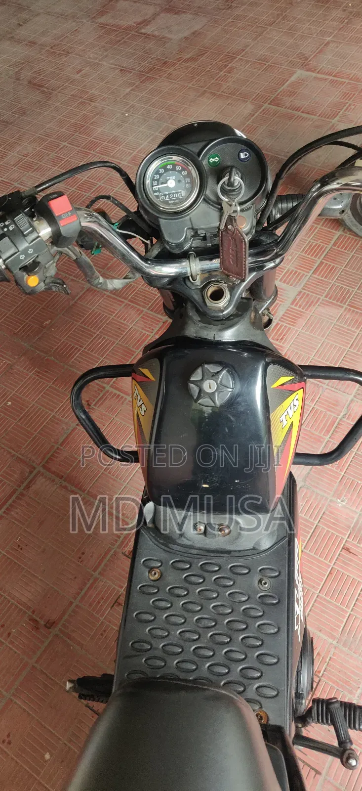 New TVS XL 100 2022 Black