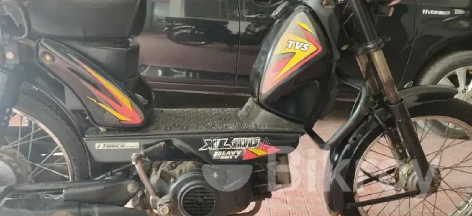 New TVS XL 100 2022 Black