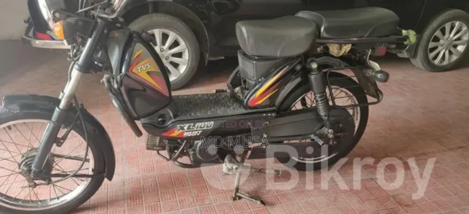 New TVS XL 100 2022 Black