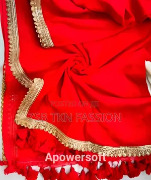 Pure Jorjet With Lais and Tarcel Work Saree, Blouses
