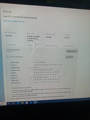 Only Pc I5 6 Generation. ফটো এর মধ্যে ডিটেলস দেয়া হয়েছে দেখে নিন
