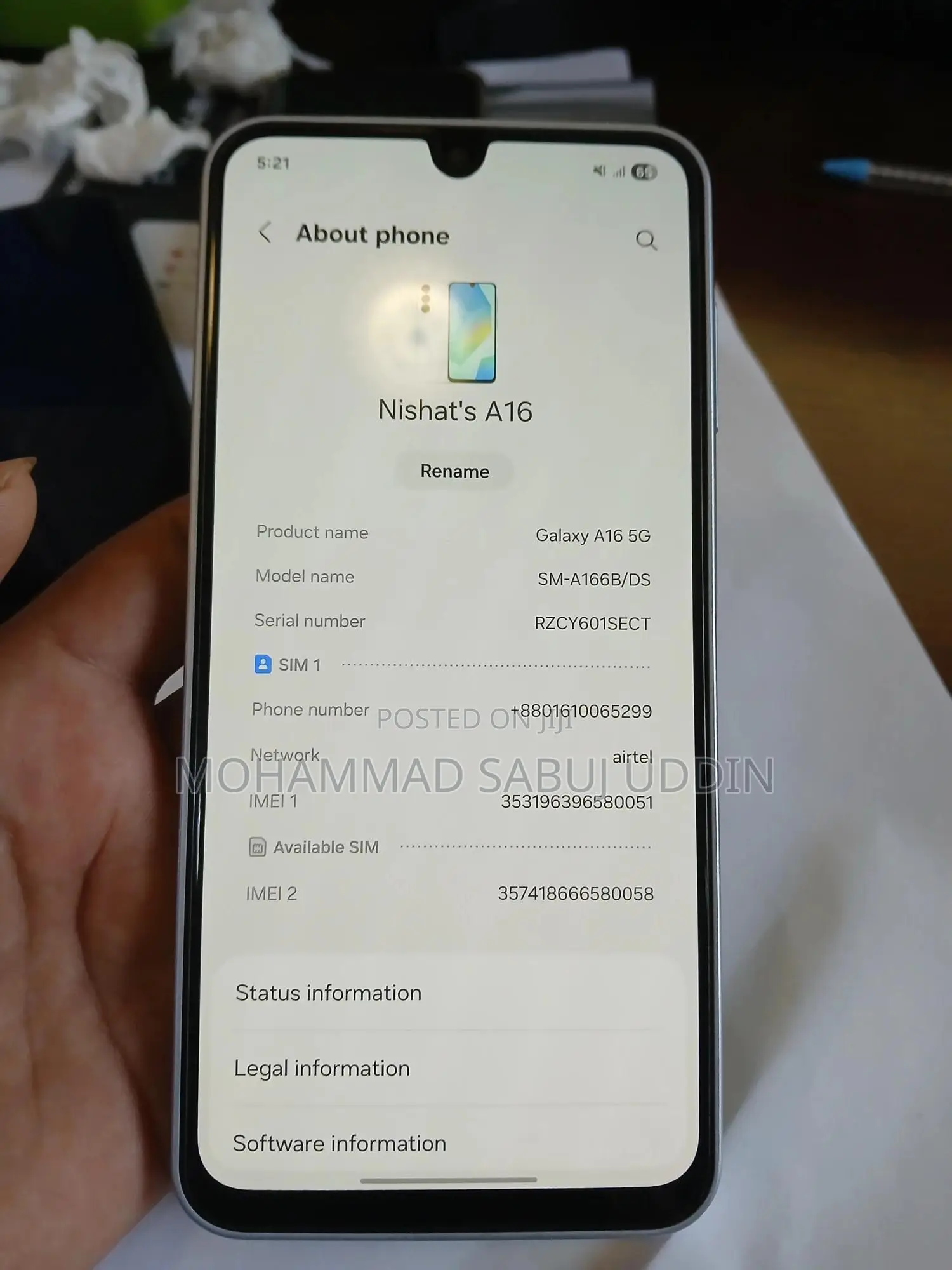 Samsung Galaxy A16 5G 128 GB White