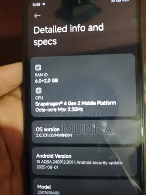 Xiaomi Redmi 12 5G 128 GB Black