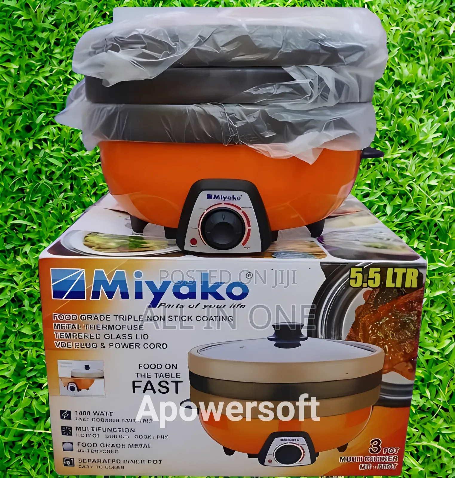 Miyako 3 Pot Electric Curry Cooker Mc-550t