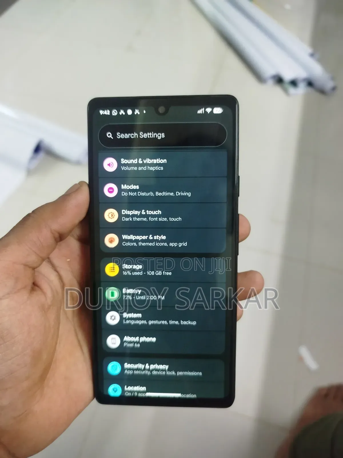 Google Pixel 6a 128 GB White