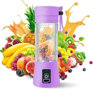 Photo - Electric Usb-Rechargeable Mini Blender - Fresh Juice Anytime!
