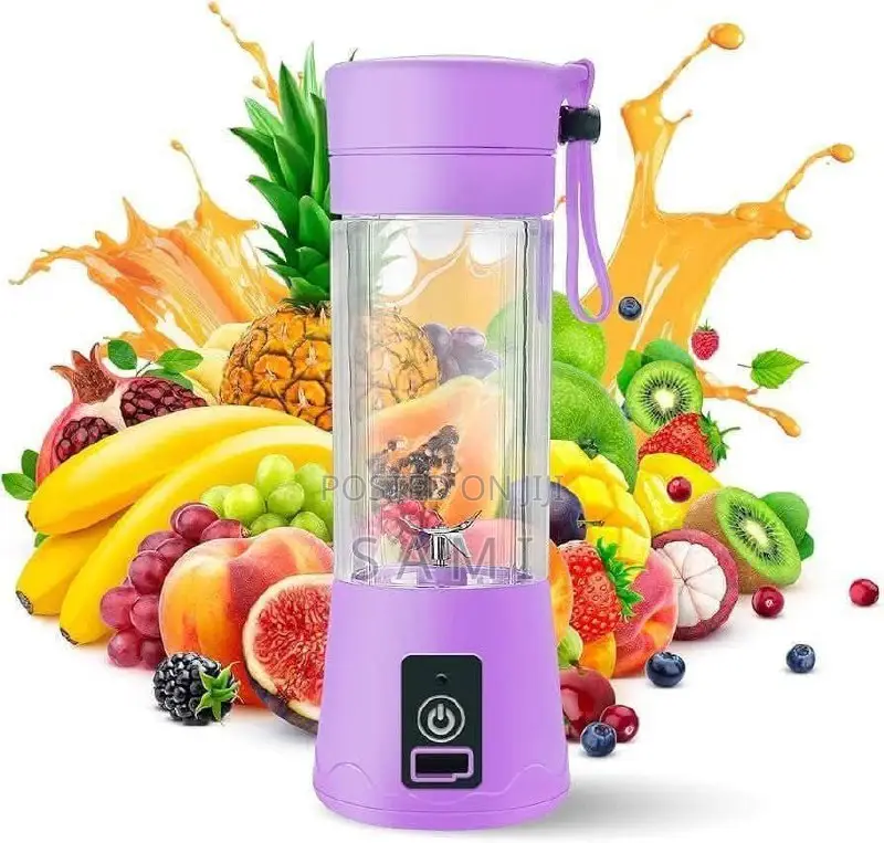 Electric Usb-Rechargeable Mini Blender - Fresh Juice Anytime!
