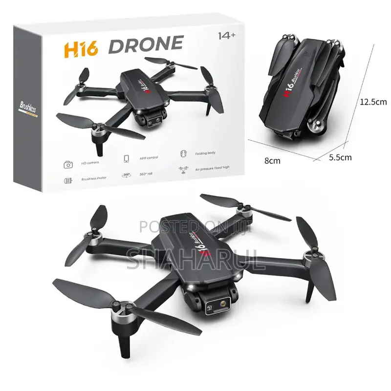 H16 Mini Remote Control Drone With Camera, Quadcopter, Wifi, Brushles