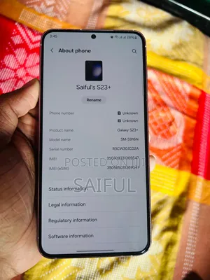 Samsung Galaxy S23 Plus 256 GB Purple