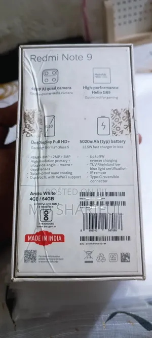 Xiaomi Redmi Note 9 64 GB Red