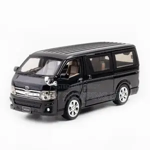 Toyota Hiace Van Alloy Metal Model Car Sound Light Toys