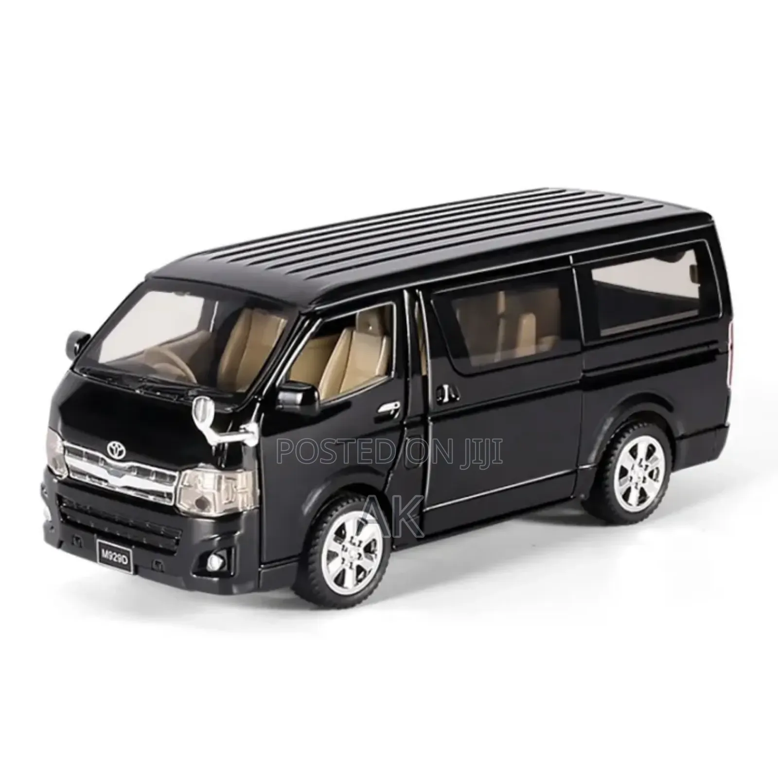 Toyota Hiace Van Alloy Metal Model Car Sound Light Toys