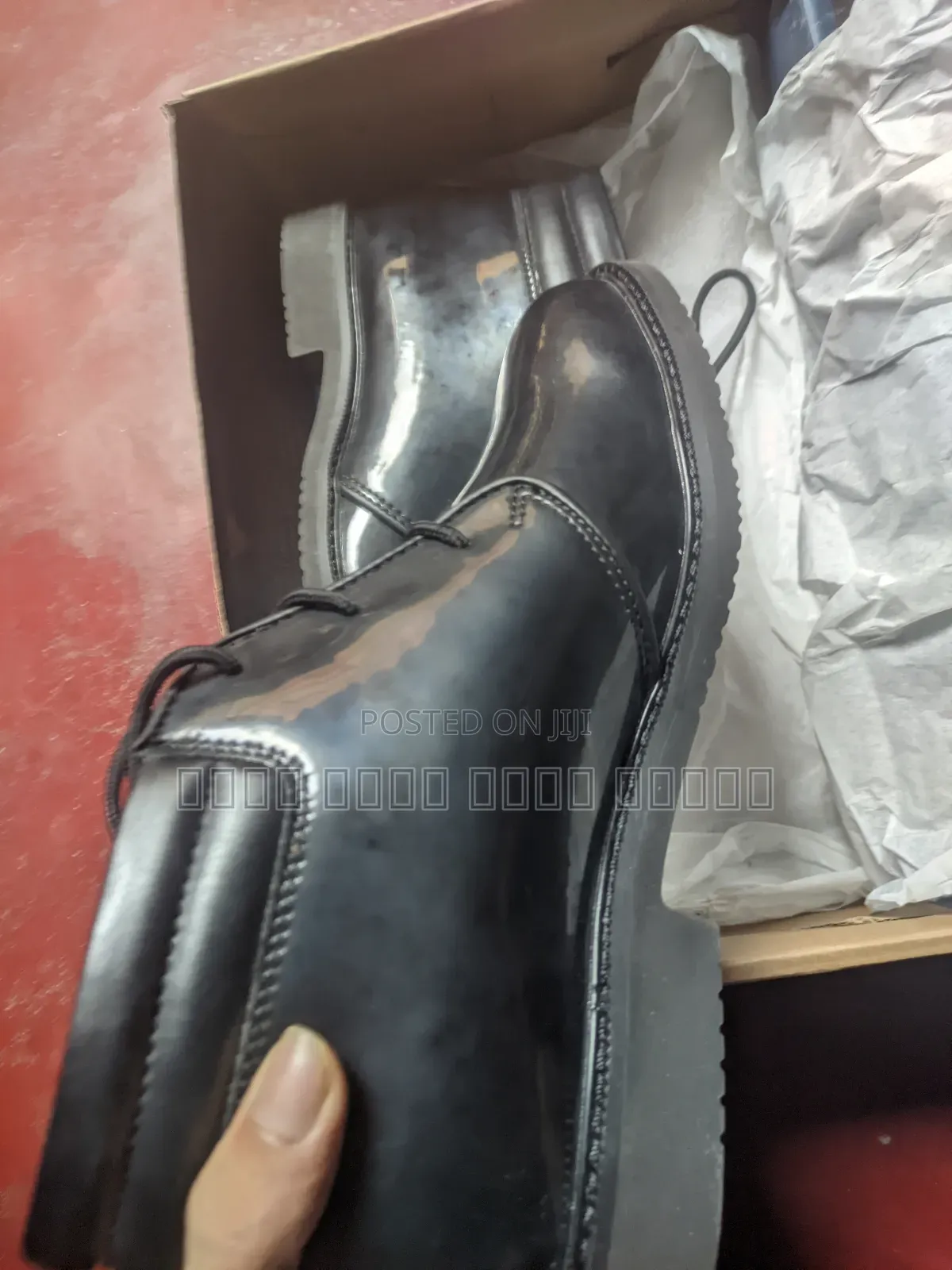 Premium Black Formal Leather Boots for Men