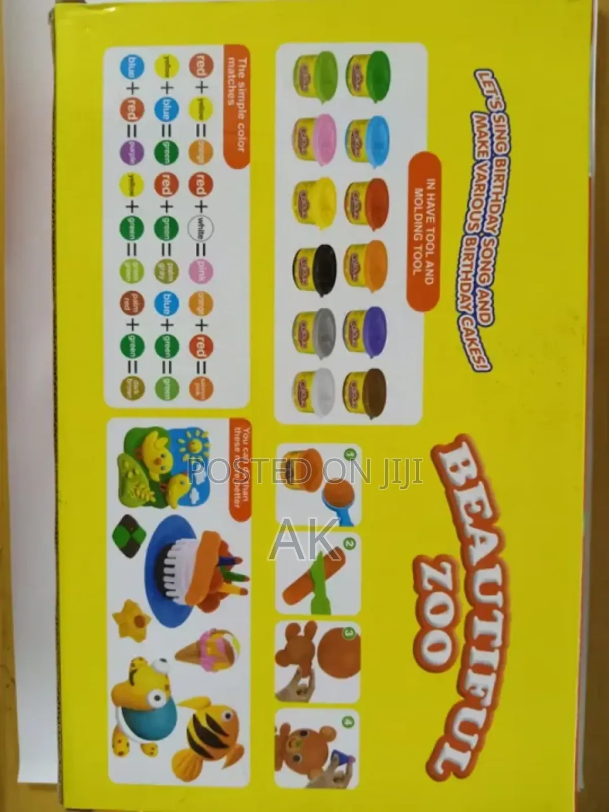 12 PCS Clay Dough Multicolor Play Dough for Kids Fun With Dise