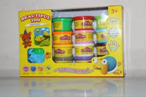 12 PCS Clay Dough Multicolor Play Dough for Kids Fun With Dise