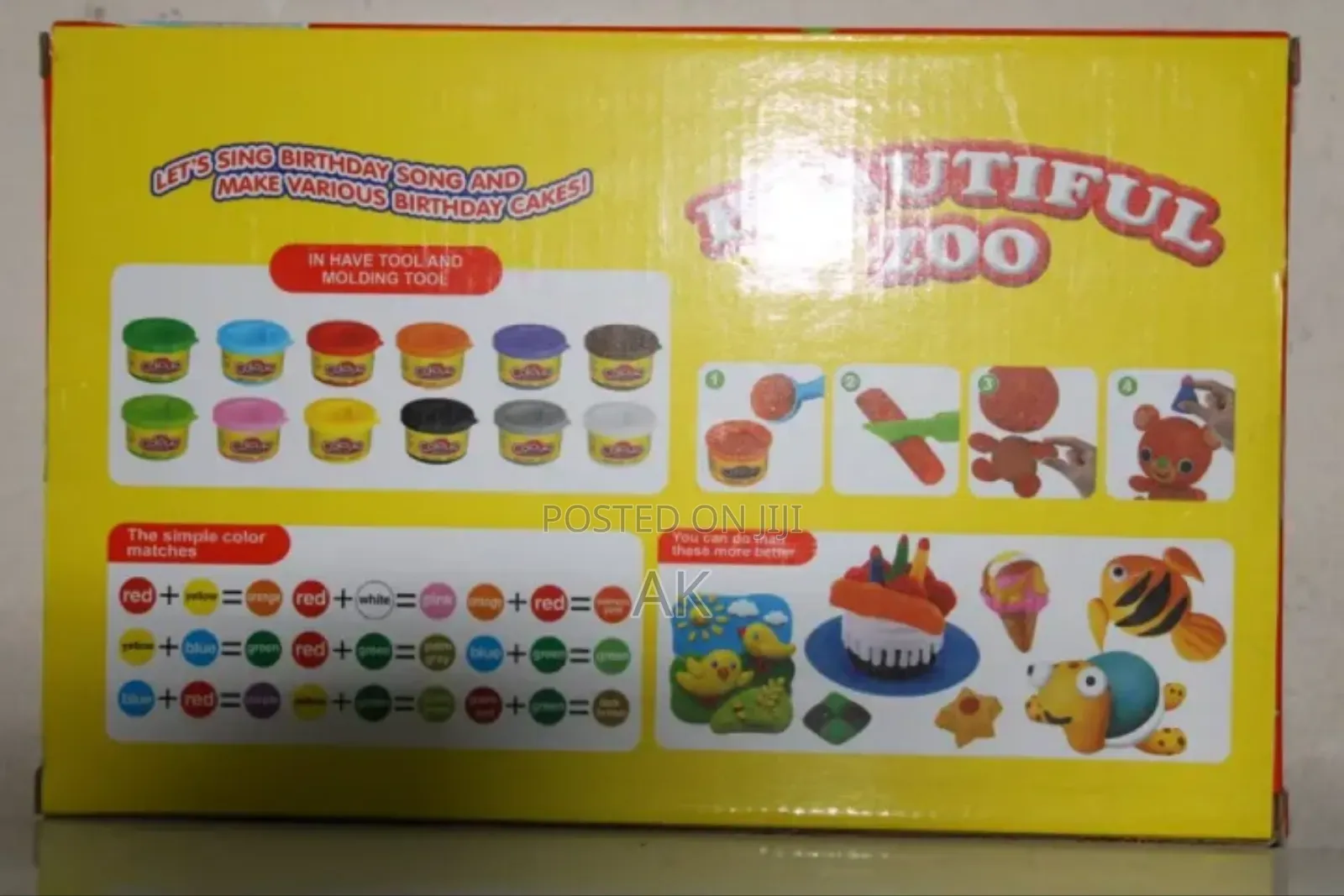 12 PCS Clay Dough Multicolor Play Dough for Kids Fun With Dise