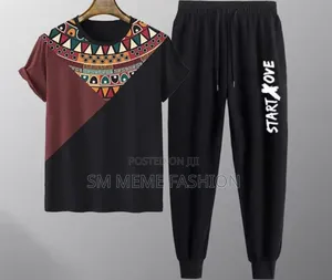 Photo - Cotton T-Shirt and Trouser Set