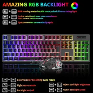 Photo - RGBB 699gs Wireless RGB Wireless Keyboard Mouse