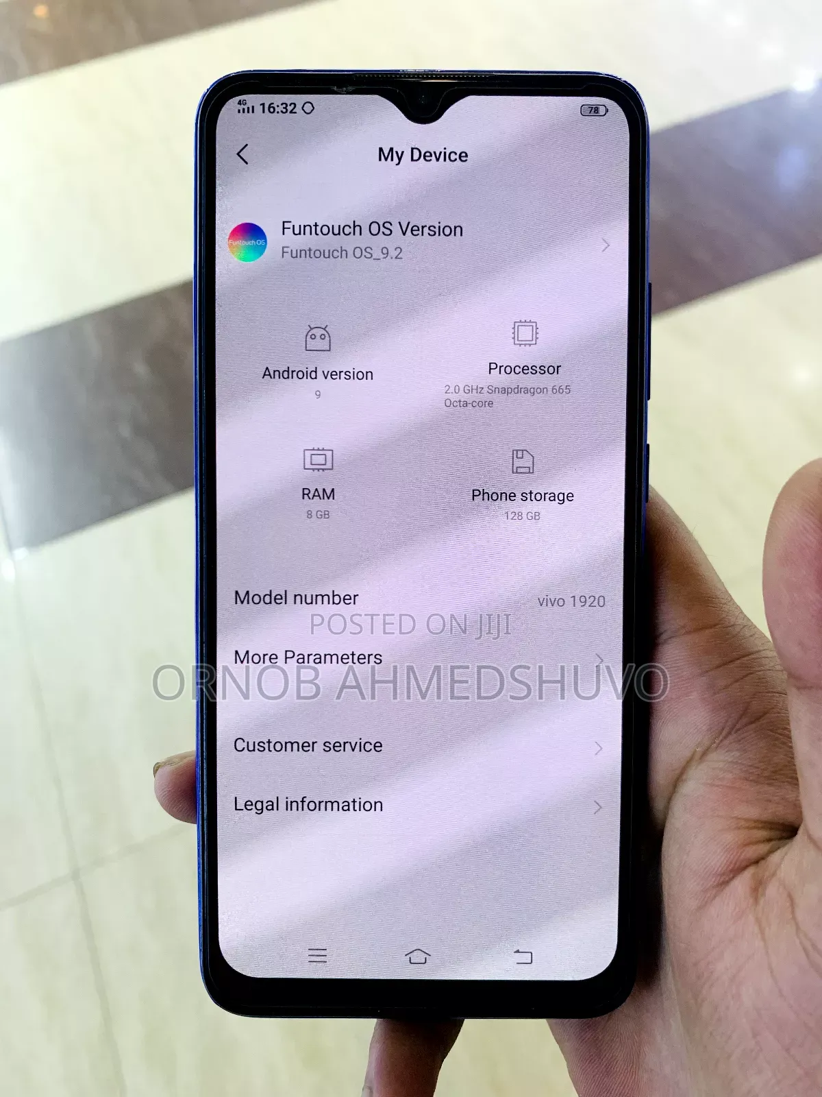 Vivo S1 Pro 128 GB Blue