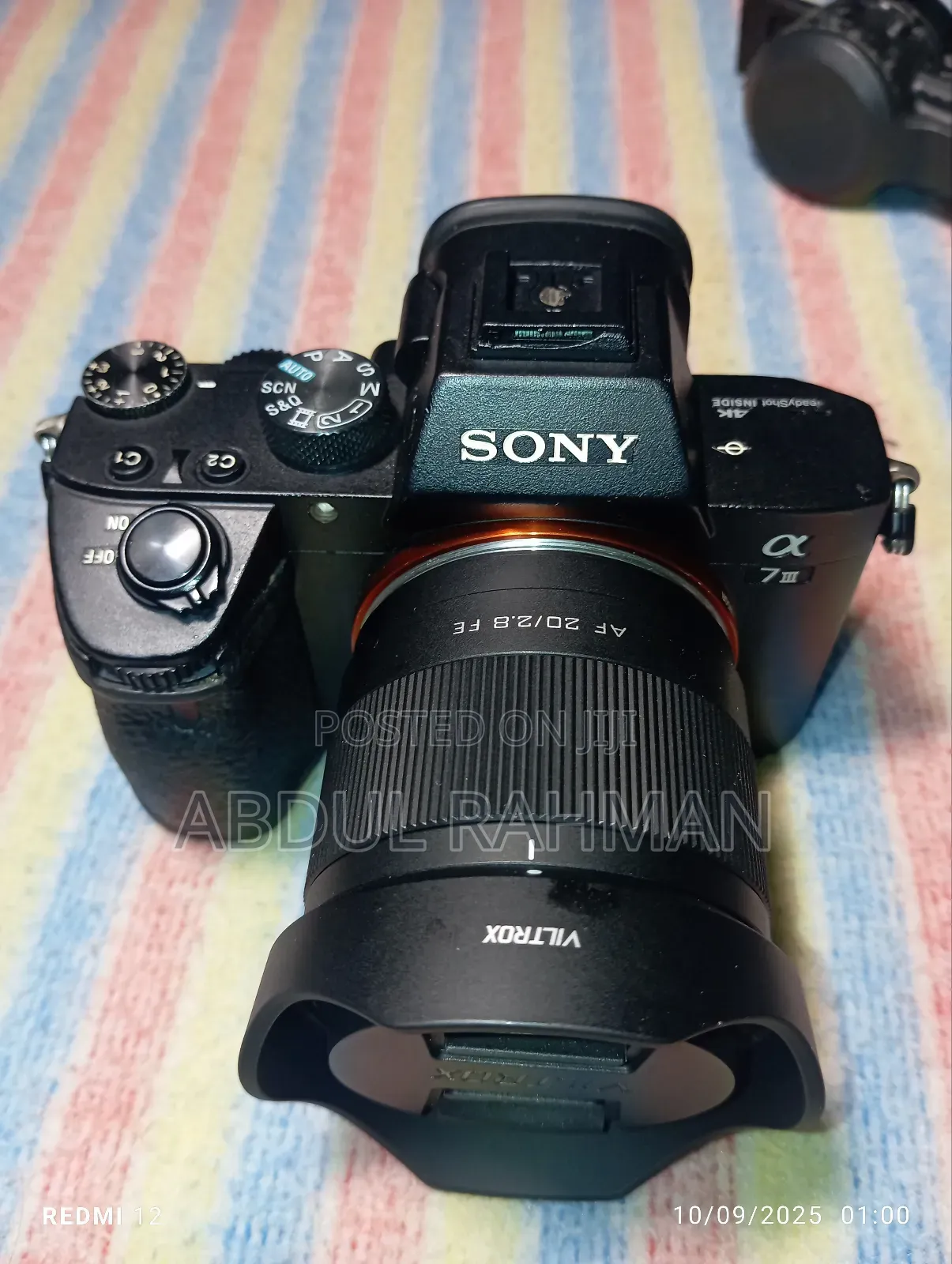 Sony A7iii Full Set Up