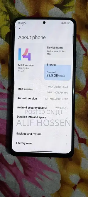 Xiaomi Redmi Note 10 Pro Max 128 GB White