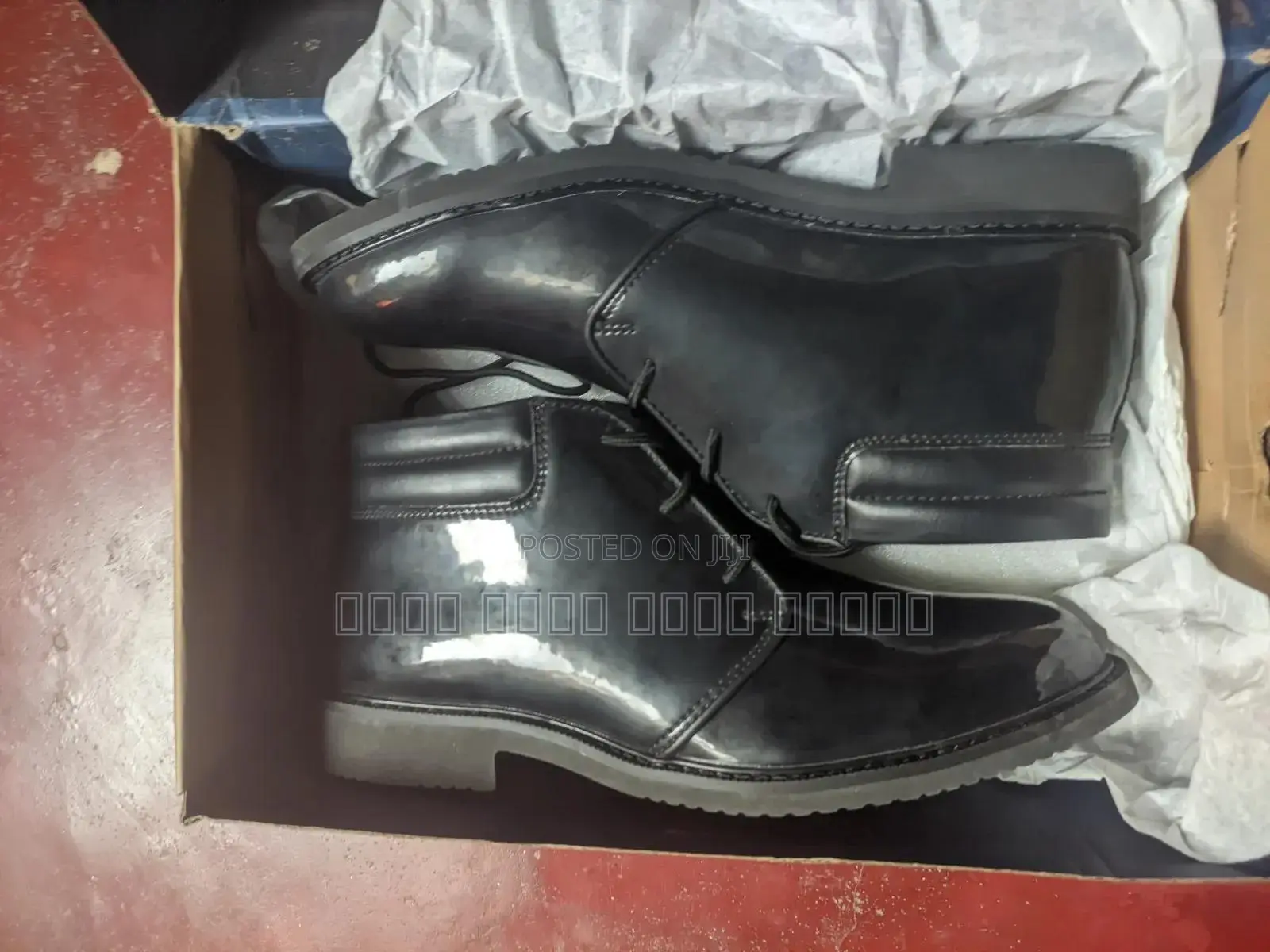Premium Black Formal Leather Boots for Men