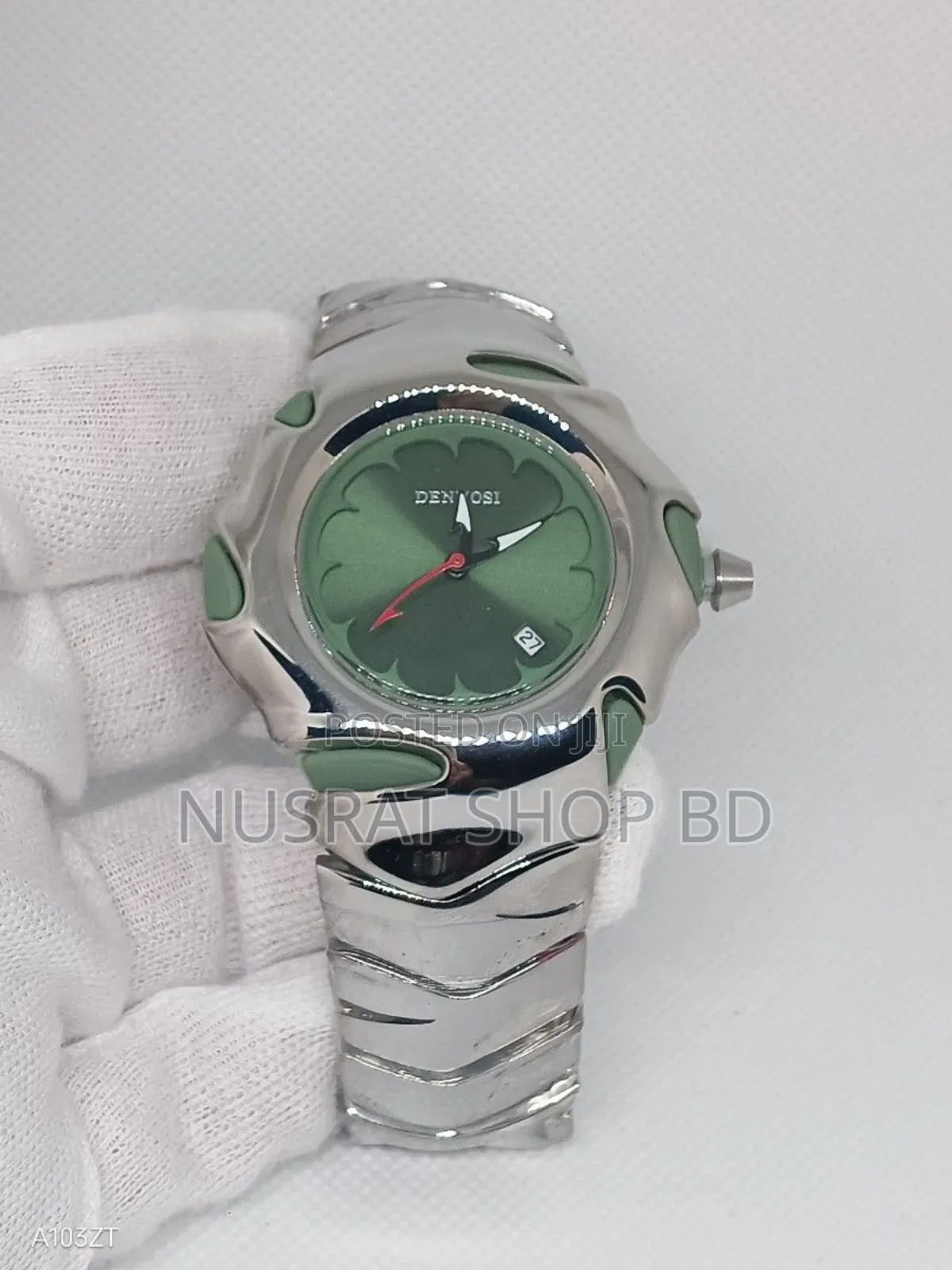 Denvosi Premium Metal Watch – Bold Design (Green Dial)
Code : 11187