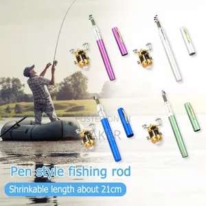 Steel Pen Fishing Rod Cross-Border Mini Ice Fishing Rod