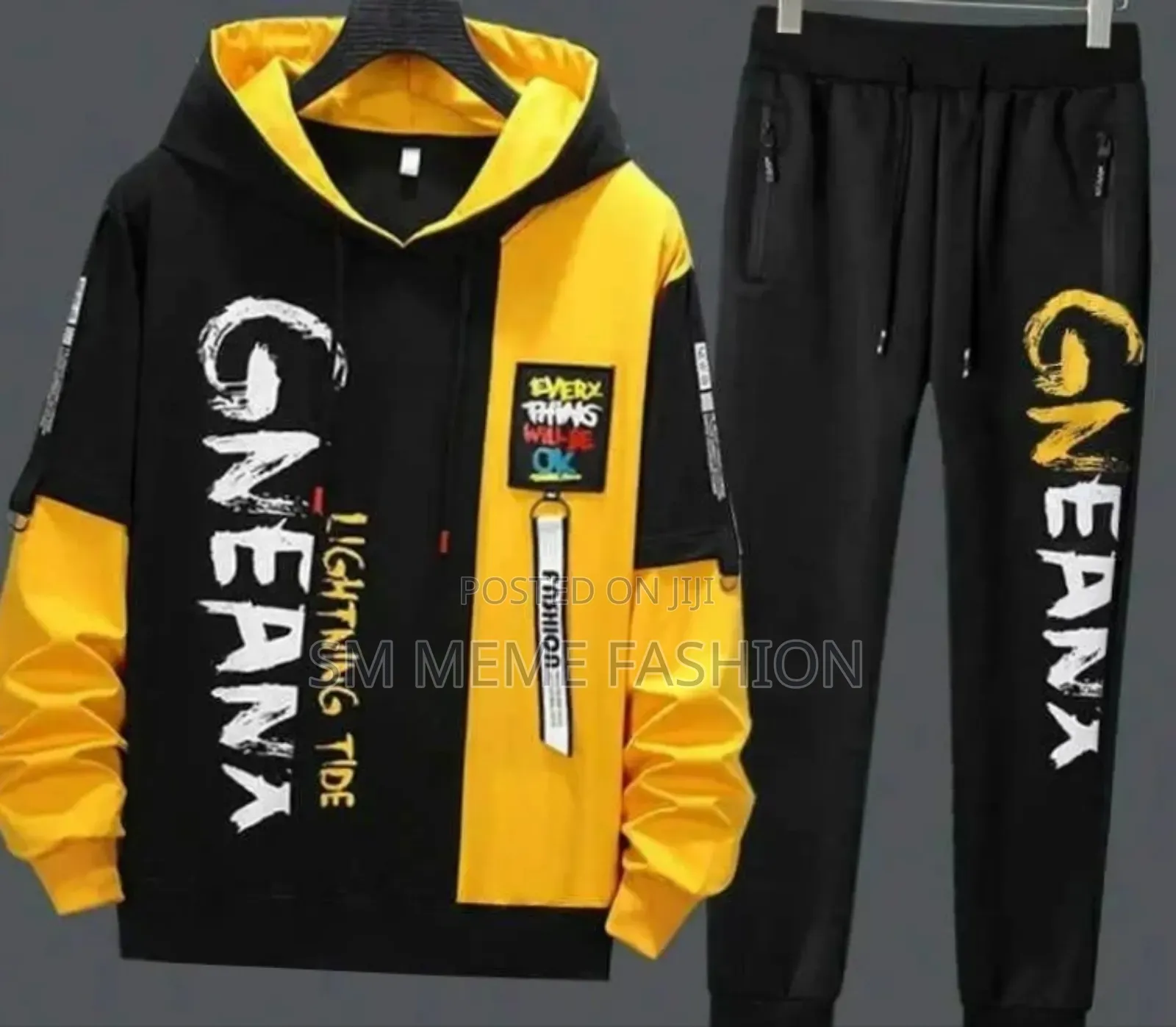 Stylish Design - Hoodie Set for Men, Perfect Modern Trendy Look